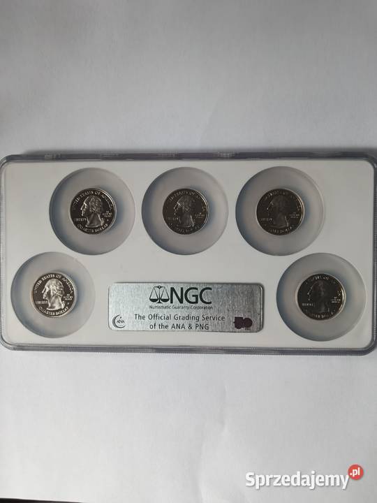 25 centów 2005 S Zestaw NGC PF69 kolekcja USA Numizmatyka Potulice sprzedam