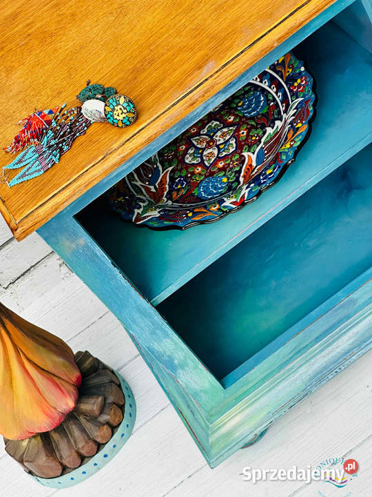 Kolorowa szafka z Fridą Kahlo szafka nocna 55cm Jelcz-Laskowice