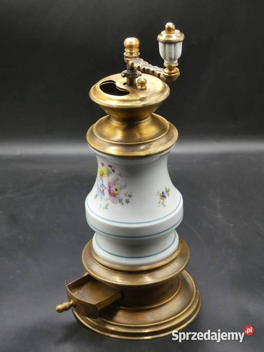 Duży niespotykany młynek do kawy sygnowany Poznań