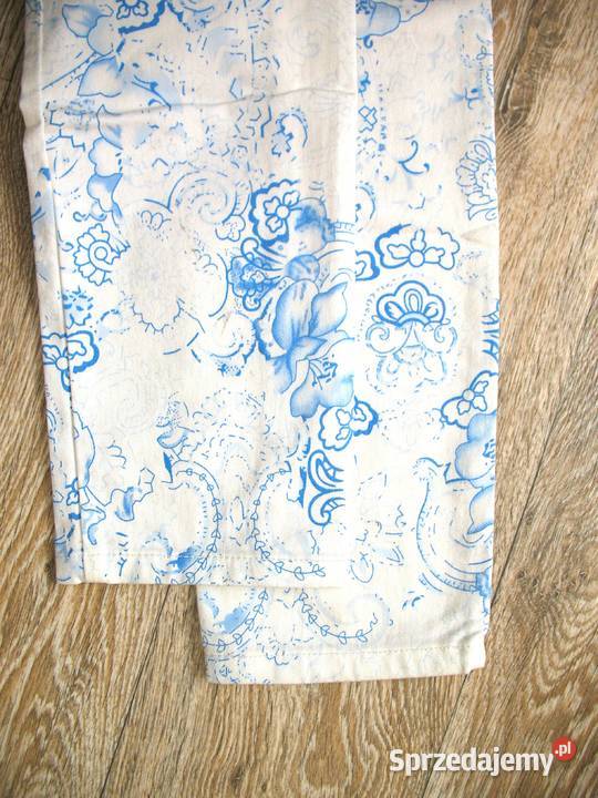 Spodnie jeans damskie 38 M biodra 96 niebieski Siedlce