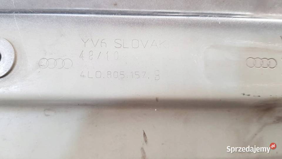 Mocowanie fartuch błotnika lewe 4L0805157B Audi Karoseria Mielec