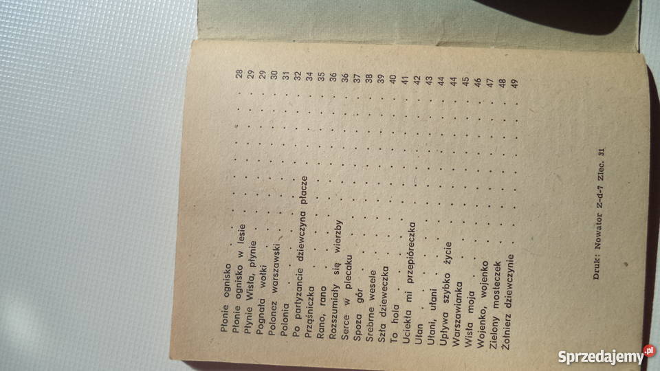 Zbiór Piosenek Towarzyskich Zakroczyn 1982 Pozostałe Łódź