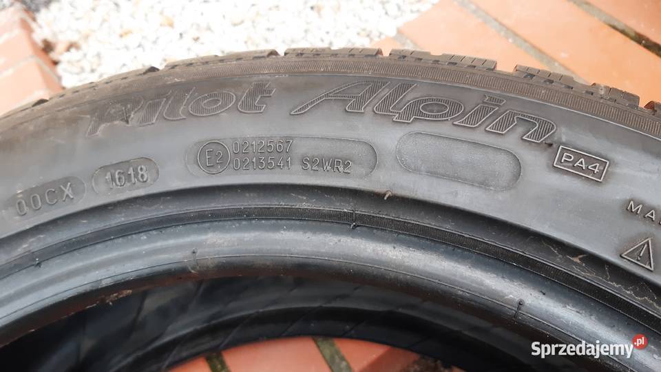 2255018 99V Michelin Alpin PA4 DOT 1618 665mm Nowogard