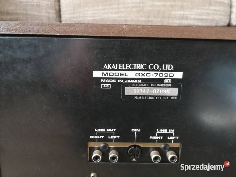 Magnetofon Deck AKAI GXC709D Poddębice