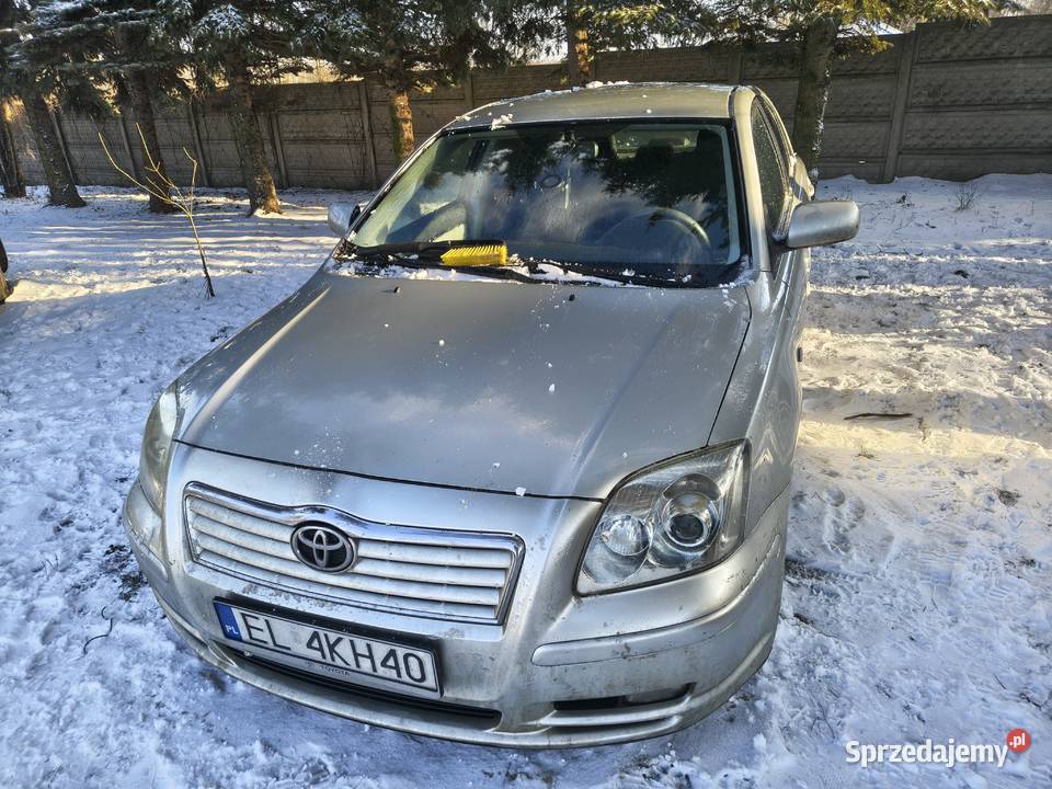 Toyota avensis t25 18 vvti sedan manualna łódzkie Łódź