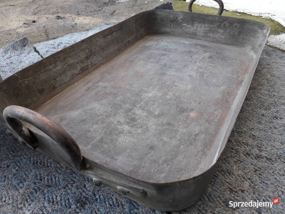 Brytfanna miedziana garnek miedziany miedź retro sprzedam