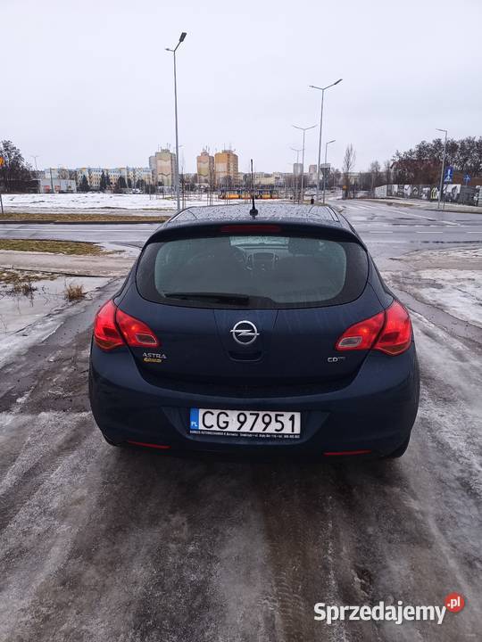 Opel Astra J 17 cdti 2012 Grudziądz