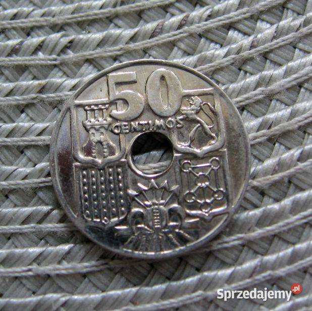 Hiszpania 50 Centymów 1949r Kalisz