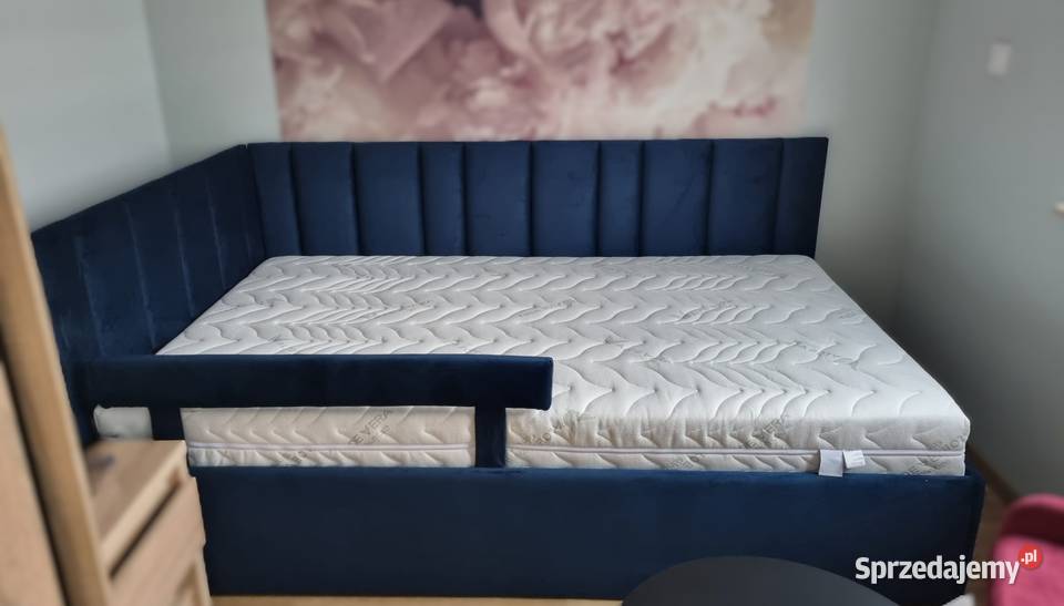 Nowe łóżko 200x120 granatowe Łóżka małopolskie Kraków