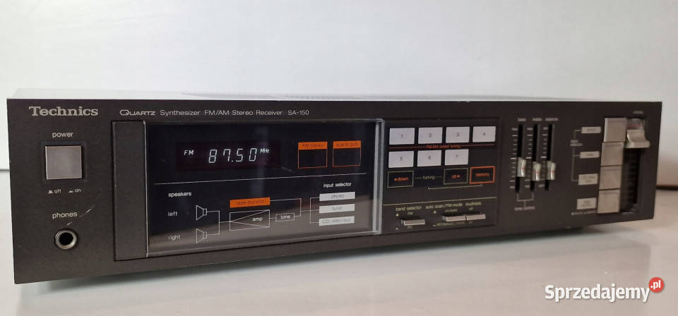 Amplituner technics SA150 SA 150 tuner radio Międzychód