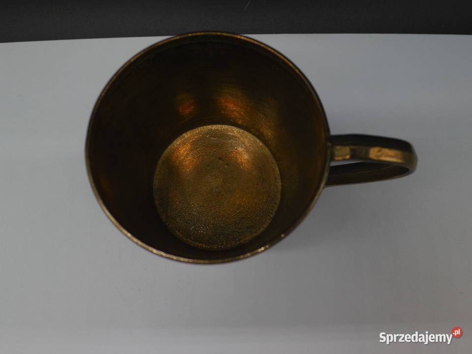 Mosiężny koszyczek kubek sprzedam