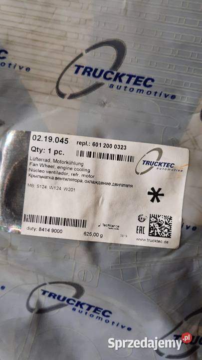 Wentylator chlodnicy Mercedes 190 w201 osobowe Białystok sprzedam