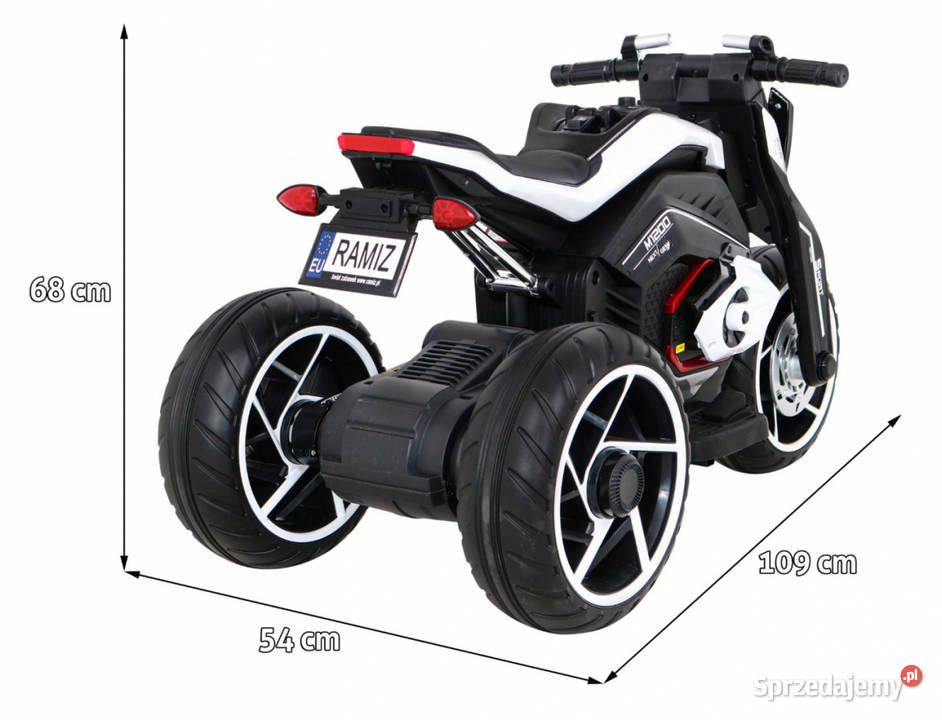 Motor Future na akumulator dzieci Biały