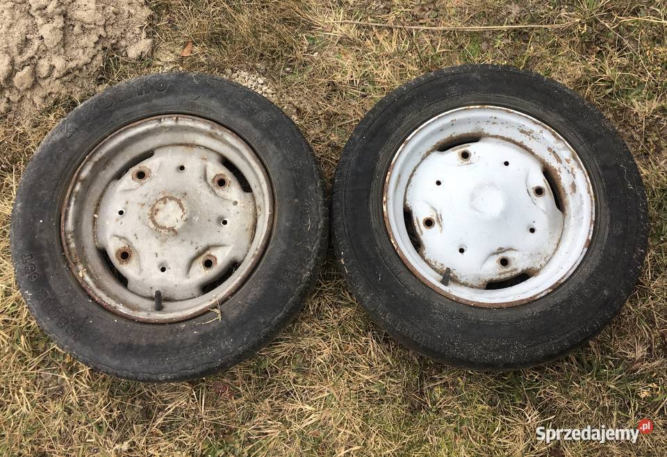 Felgi koła 126p maluch 12 cytrynki PRL dolnośląskie Cieszków