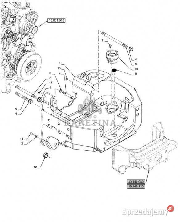 Holland T6070 Rama 84526232