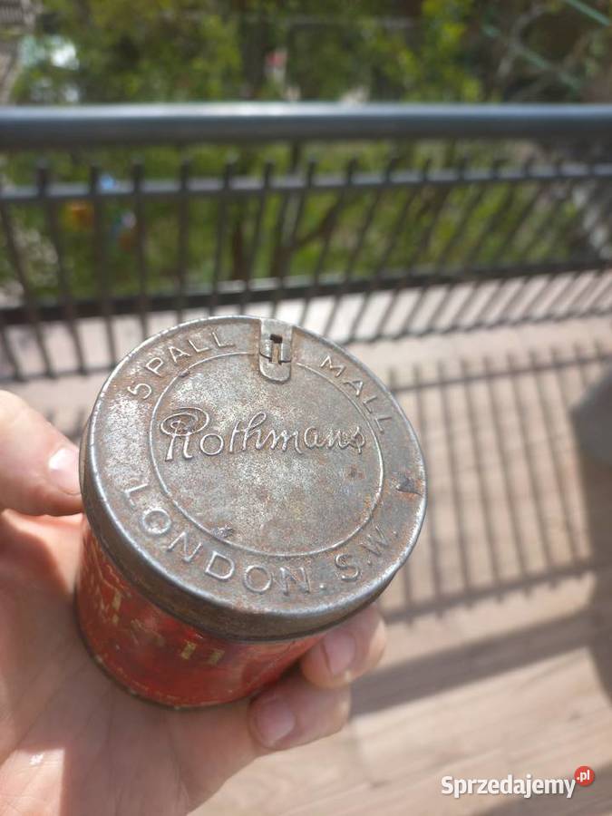 Stare metalowe opakowanie Rothmans Pall Mall Piastów