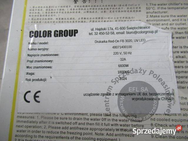 Drukarka stołowa RedOn FB 3020 UV LED 2024r Magnice