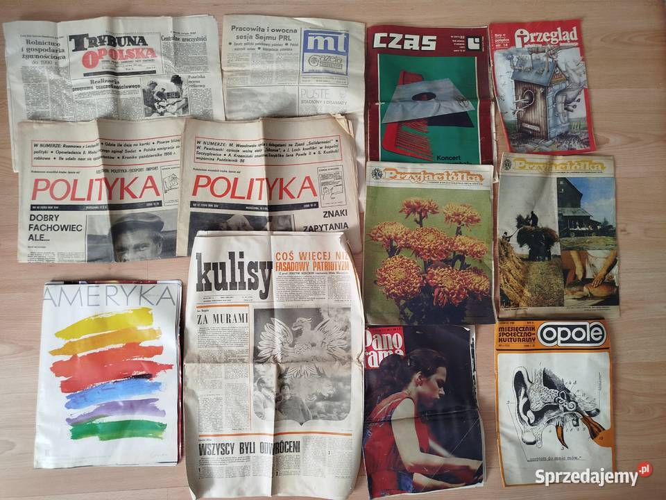 Gazety i czasopisma z PRL 1981 Opole