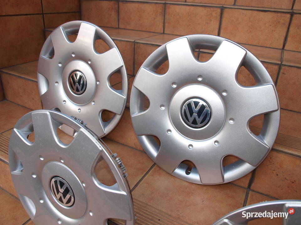 VW kołpaki 16 oryginalne nowe komplet 4 sztuki Volkswagen (oryginalne) Kalisz