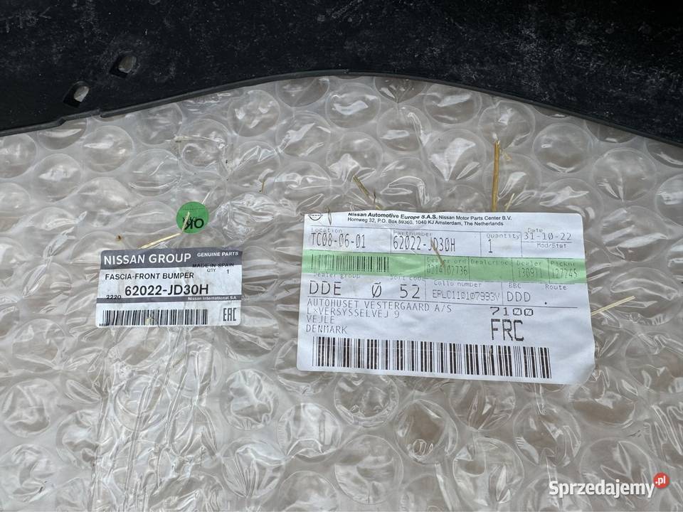 Zderzak przód Qashqai j10 I 1 0609 na spryski Międzychód