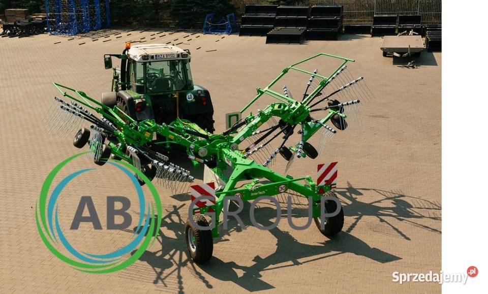 InterTech Zgrabiarka Dwukaruzelowa ZKD 800 GZD01 Rzędziany sprzedam