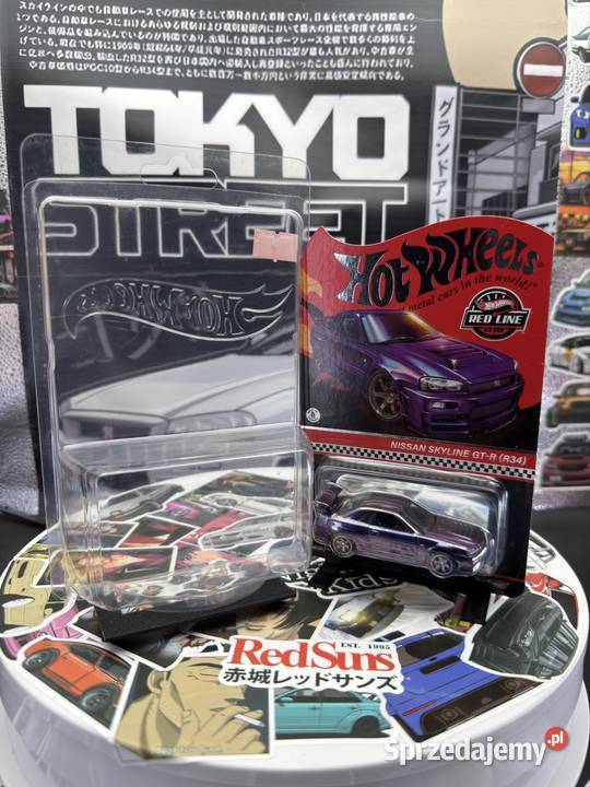 Hot Wheels RLC Nissan Skyline GTR R34 Purple BOX dolnośląskie Wrocław