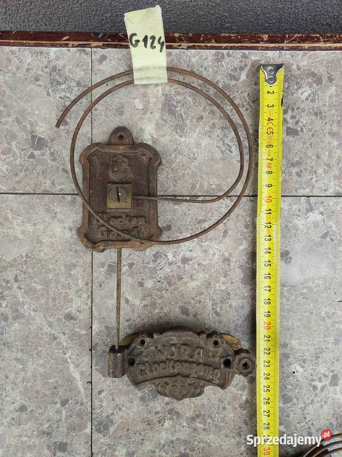 G124 Gong starego zegara ściennego Bernhard Tczew