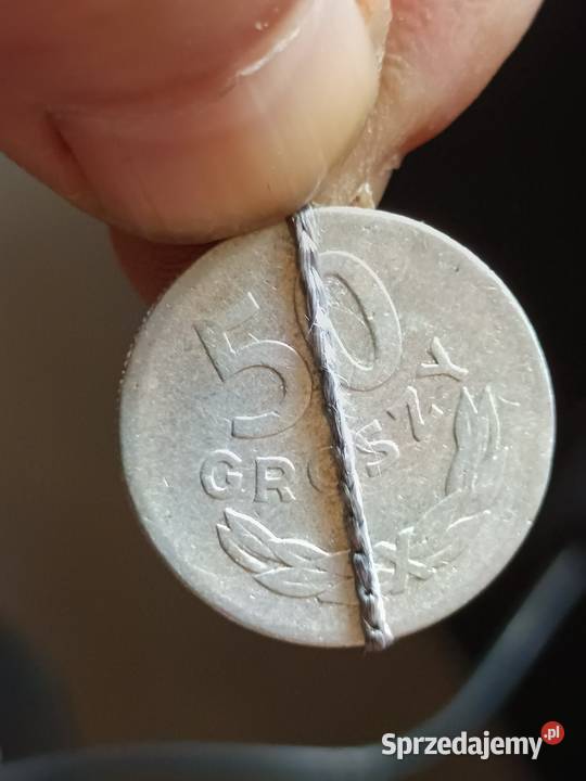 Sprzedam monete 50 groszy 1957 mala skretka Chełm
