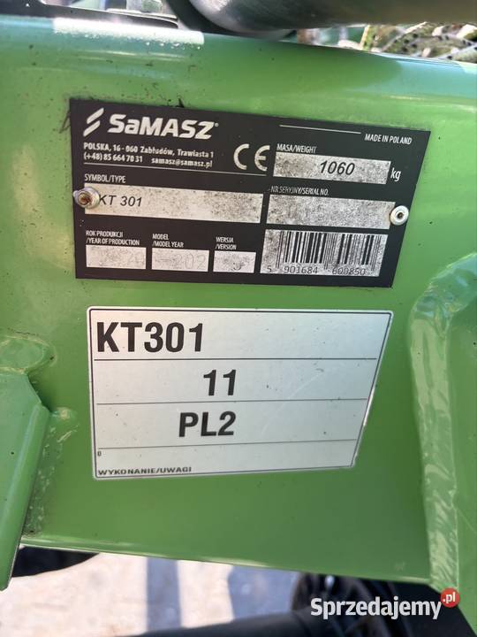 Kosiarka dyskowa Samasz KT 301 30m 2020 mazowieckie Myszyniec