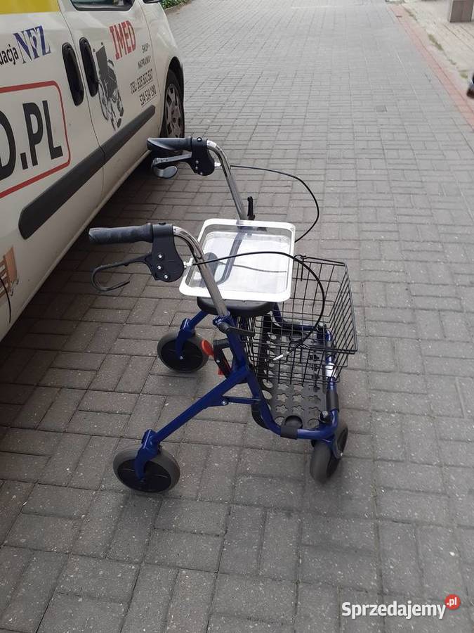 Chodzik Rehabilitacyjny 4 kołowy Nowy Warszawa Sprzęt rehabilitacyjny i ortopedyczny Sprzęt rehabilitacyjny i ortopedyczny