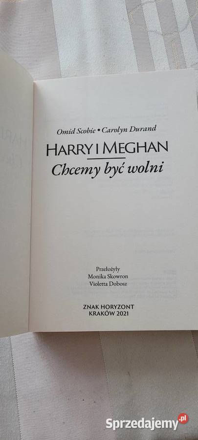 Harry i Meghan chcemy być wolni miękka mazowieckie Łomianki