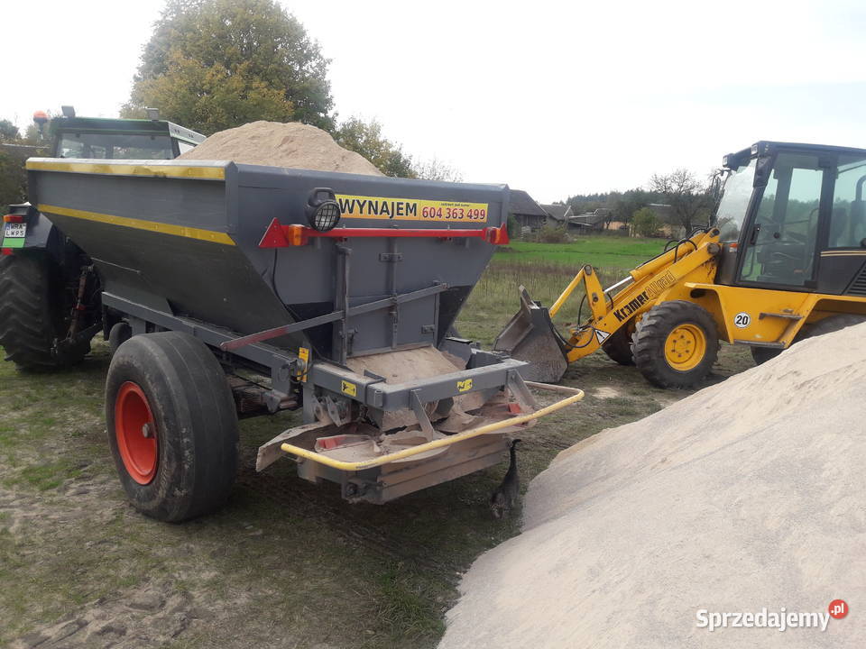 Kurzak z rozrzutnikiemWapno rozsiewaniewynajem Iłża sprzedam