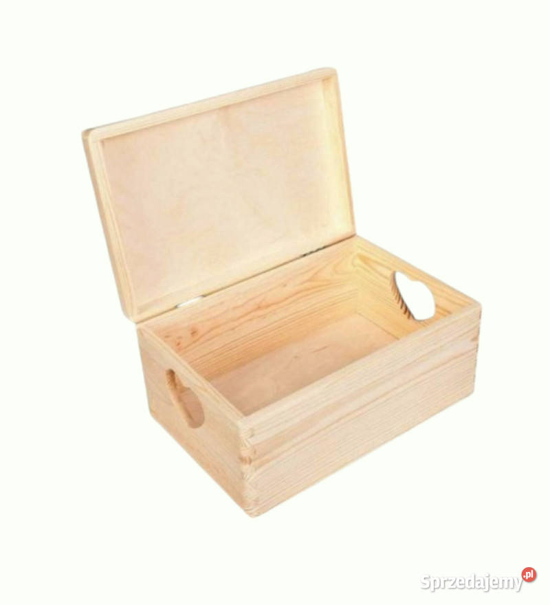 Drewniana skrzynka kufer prezentowy 30x20 na