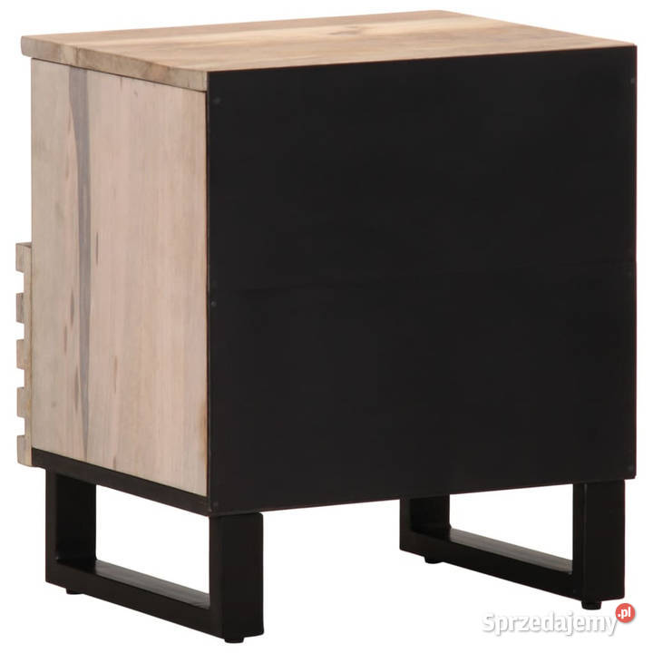 Szafka nocna 40x34x46 bielone drewno mango Warszawa
