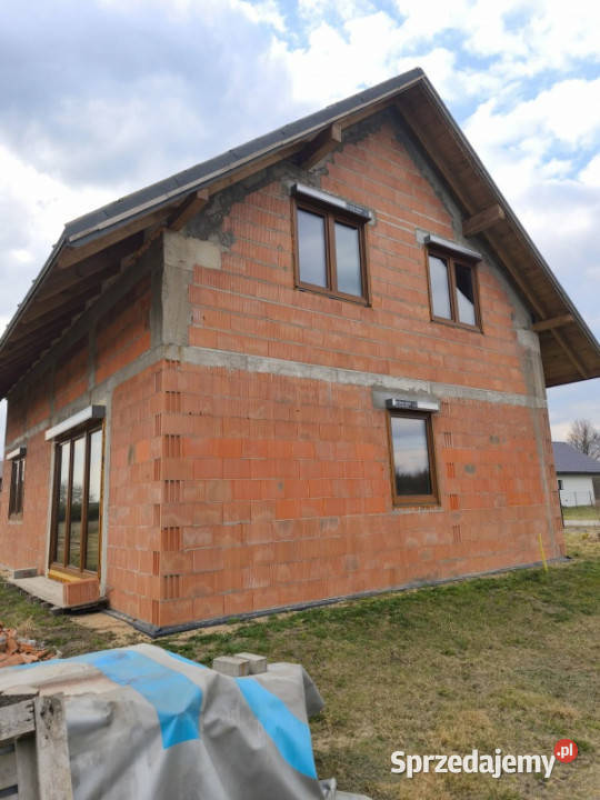 Sprzedam dom w stanie surowym zamkniętym 128m2 śląskie Sieraków Śląski