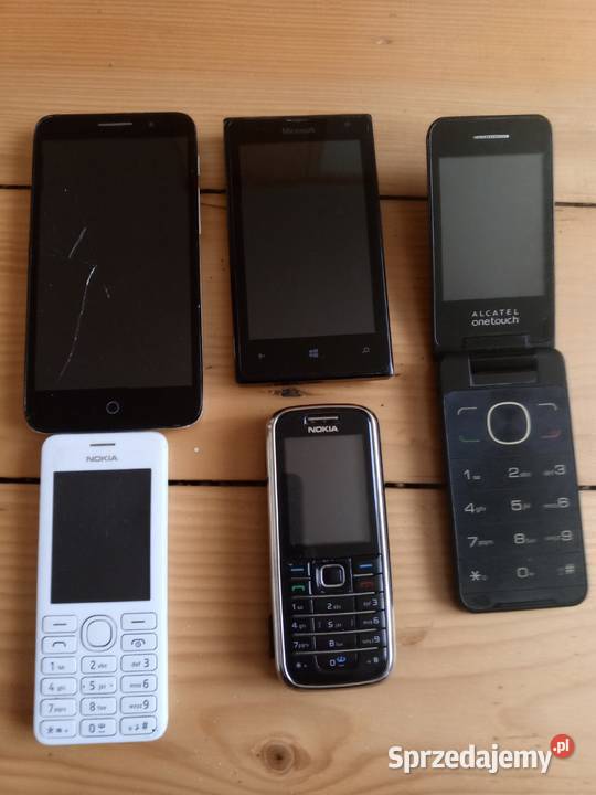 Sprzedam 5 telefony Alcatel Nokia Sprawne stan małopolskie