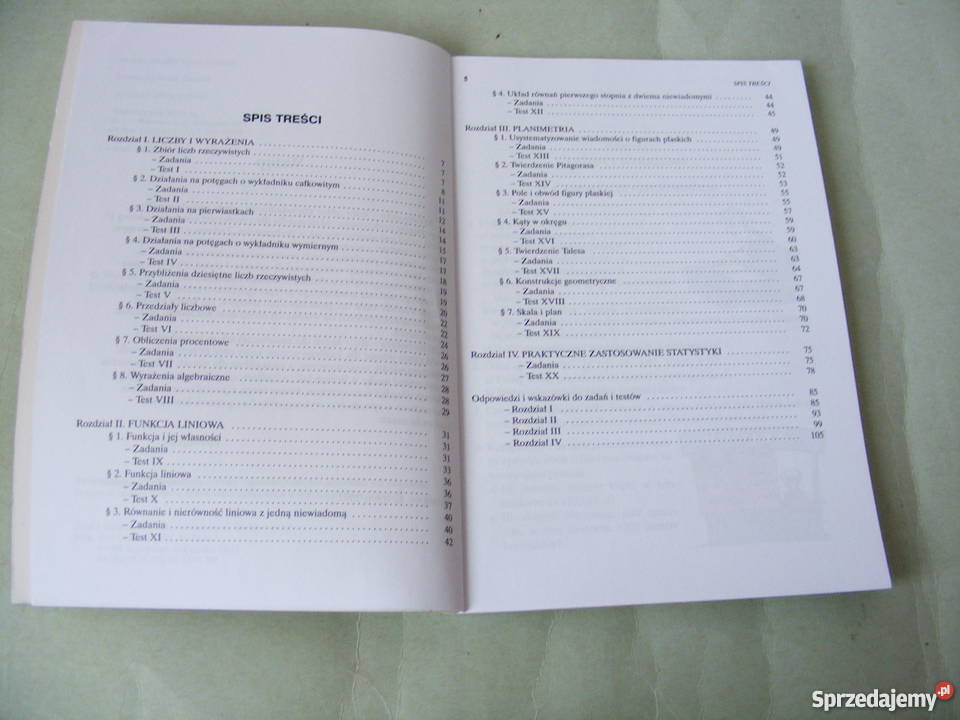 Matematyka 1 2 zbiór Łączyńska matematyka Oborniki Śląskie
