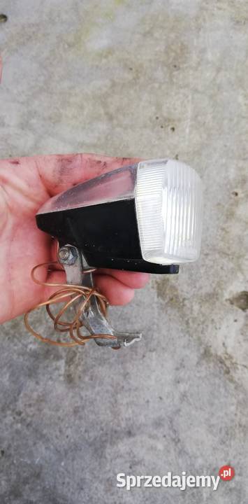 Lampa Rowerowa Przednia Romet Wigry PRLu Poświętne