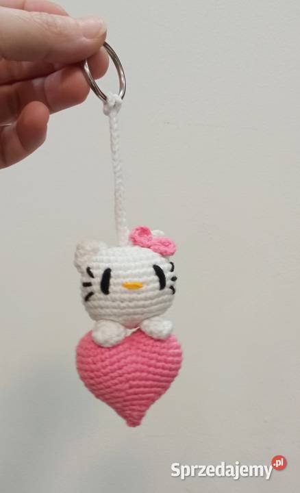 Hello Kitty brelok do kluczy zawieszka wykonana Łask
