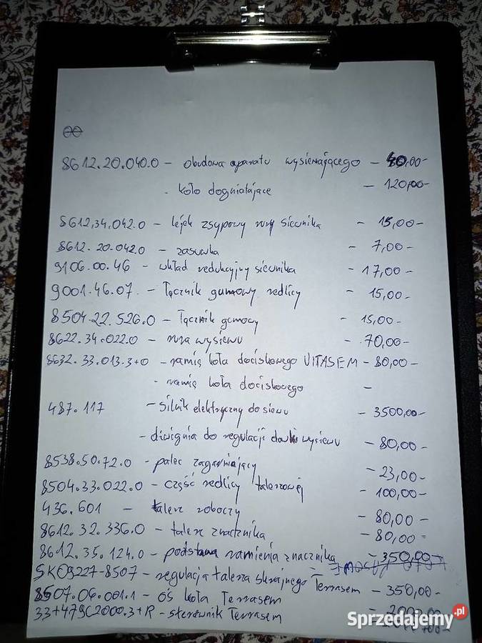 Części do siewnika Pottinger Terrasem Zamość