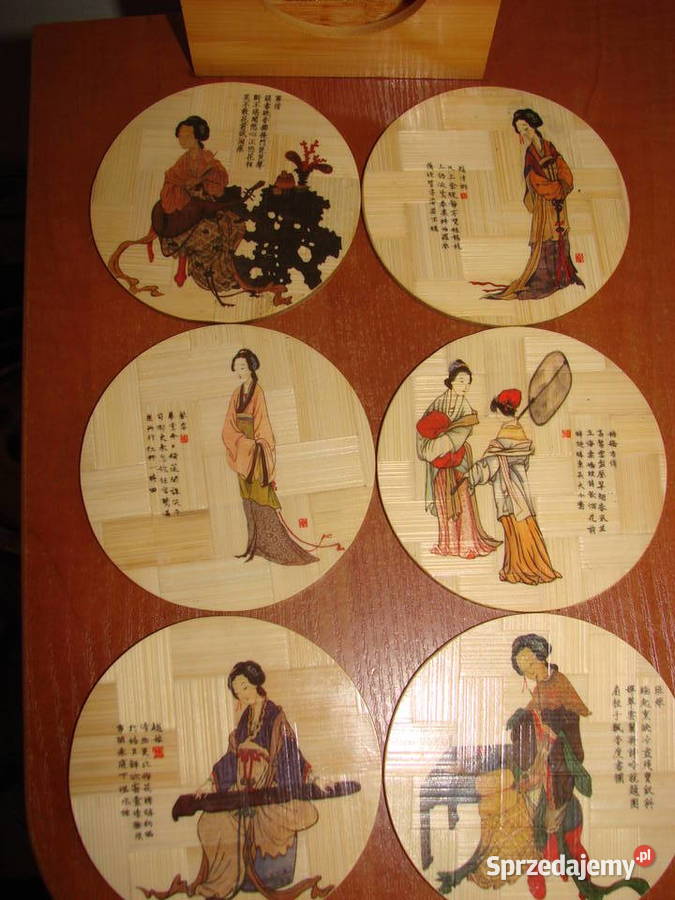 chińskie drewniane podkładki