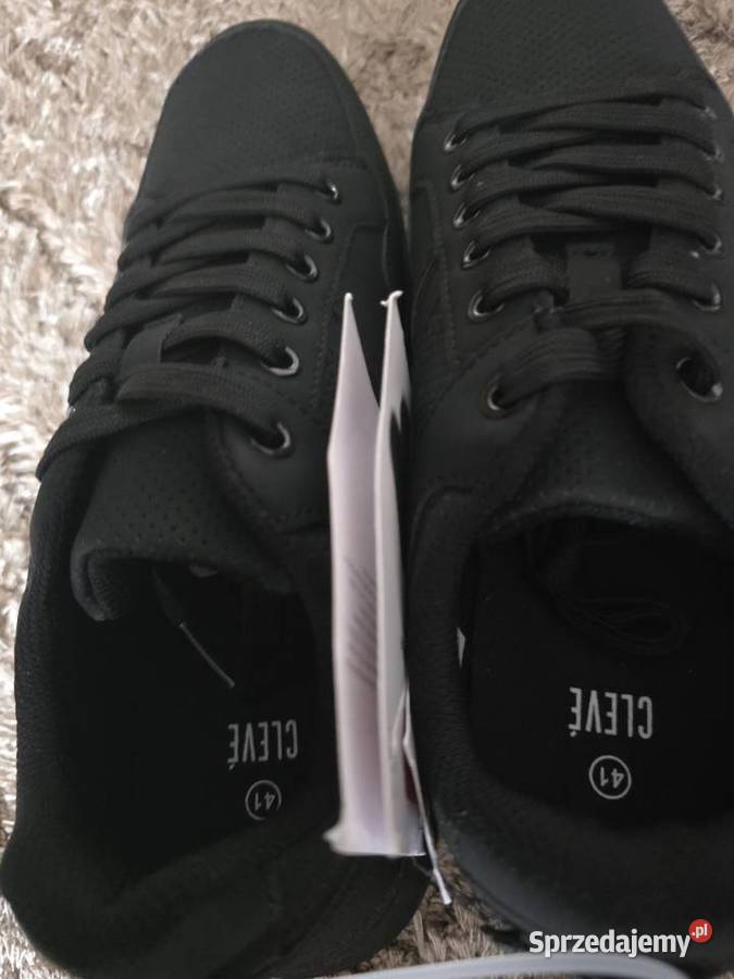 Buty męskie Cleve r 41 czarne Białystok sprzedam
