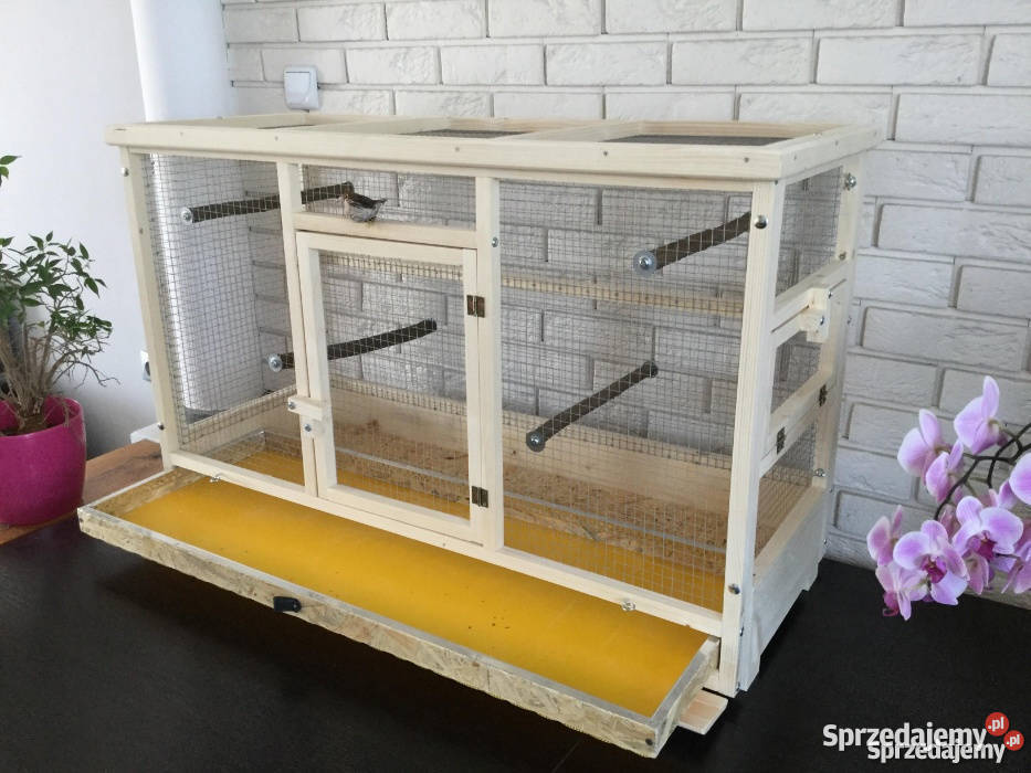 Klatka woliera drewniana ptaków egzotycznych Myszków