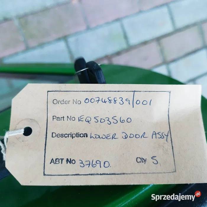 Drzwi dolne Ladowarka John Deere 4400 4500 łódzkie Łowicz