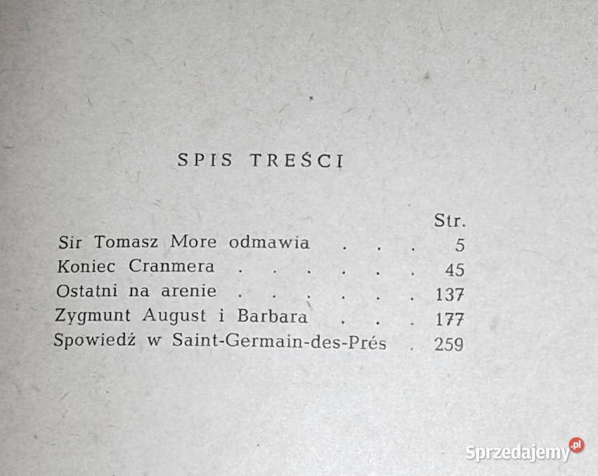 Sir Tomasz More odmawia Malewska Hanna Chełm