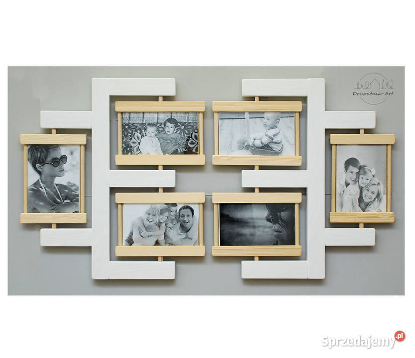 galeria ścienna drewniane ramki na zdjęcia do Gorzów Wielkopolski