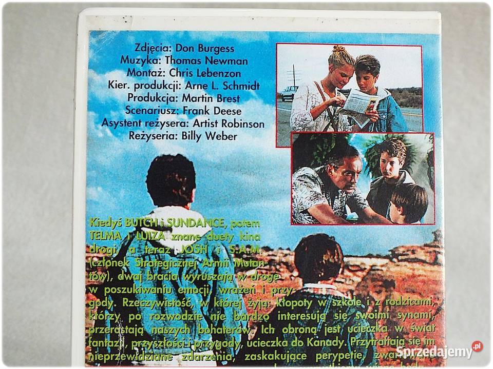 Kaseta VHS Ucieczka w nieznane Film na Video Żary sprzedam