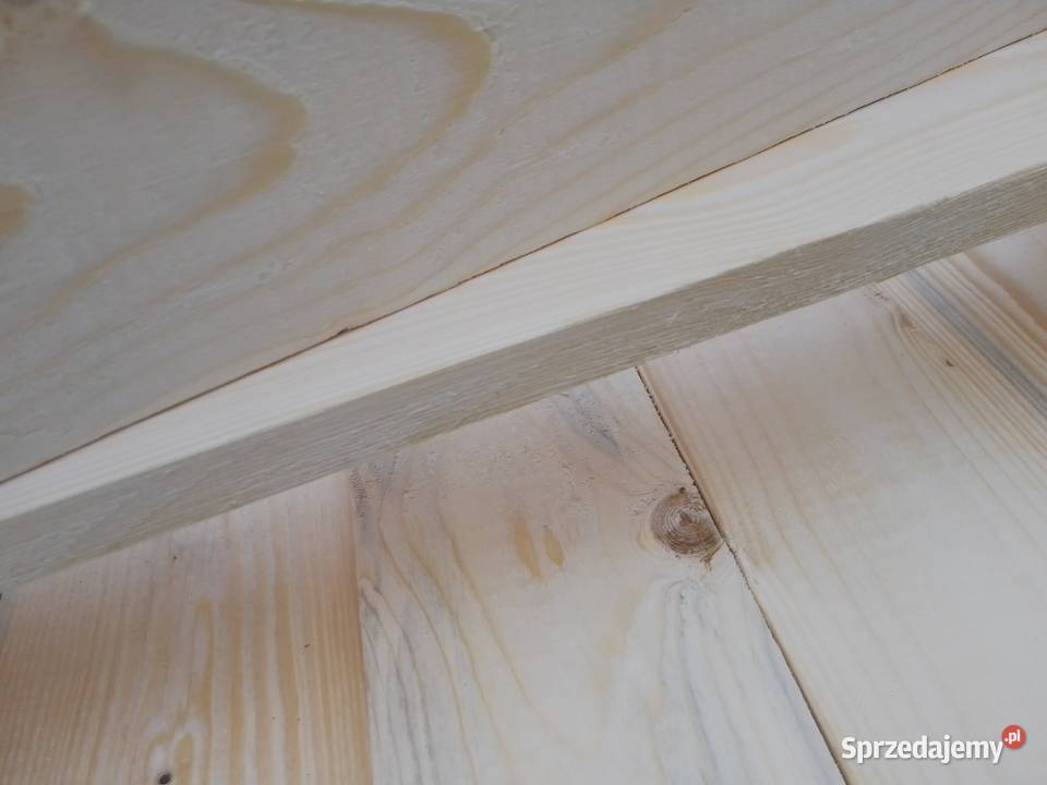 Świerkowe deski heblowane nowe suche 80 x 12 Budowa zachodniopomorskie