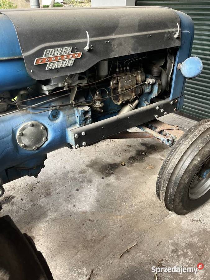 Fordson Power Major z plugiem 5 skibowym Tychy