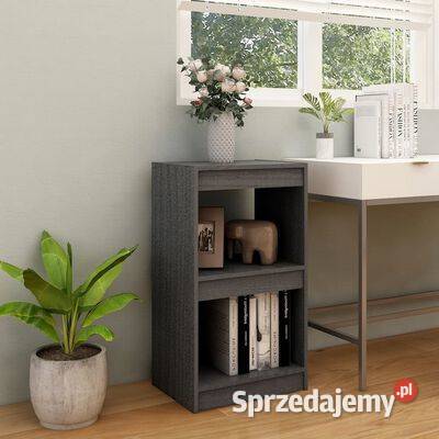 vidaXL Regał na książki szary 40x30x715 lite Warszawa